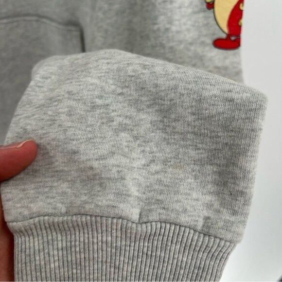 Nickelodeon 90's Cartoon Rugrats Ren and Stimpy Pullover Sweatshirt Gray Small - Picture 12 of 12